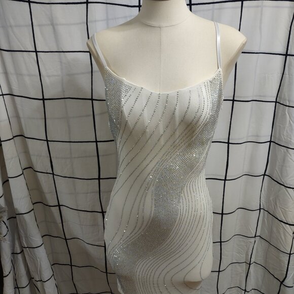 Banjul Mini White Dress - Picture 10 of 12